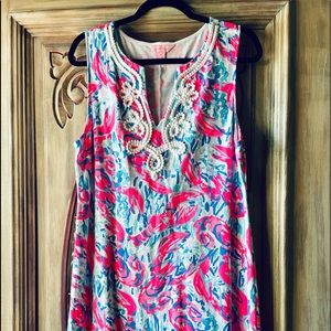 Lilly Pulitzer Lobster Print Dress XL